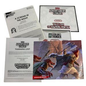 Dungeons and Dragons Lot Dungeon Masters Screen A Scream in the Night